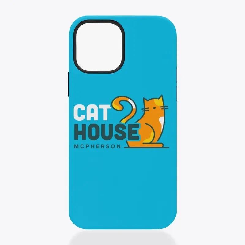 Apple Cat House Phone Case Blue