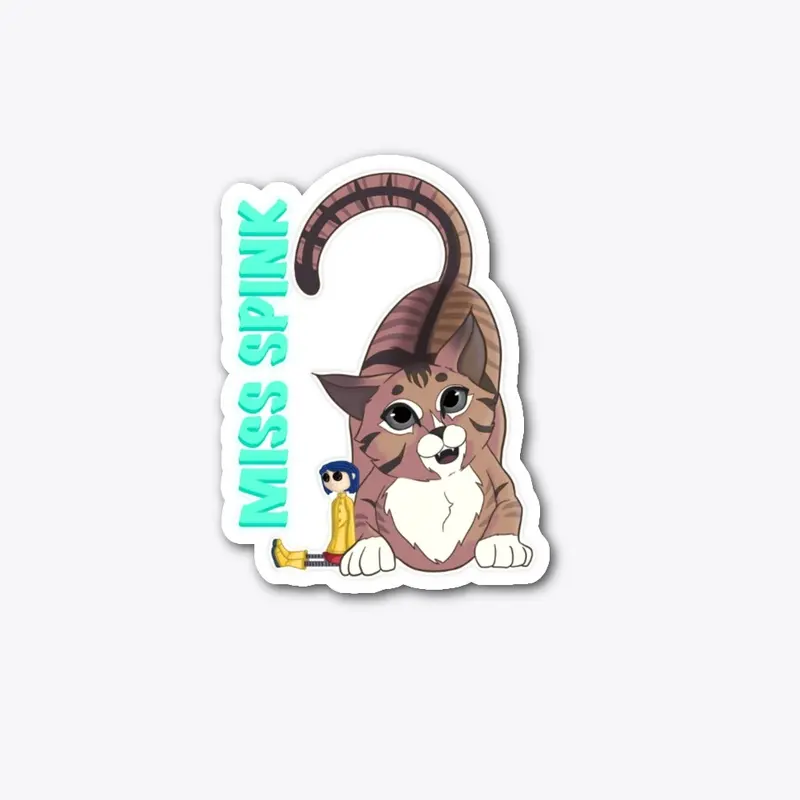 Miss Spink Sticker